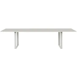 Muuto 70/70 Tisch, 295 x 108 cm, grau laminat / grau