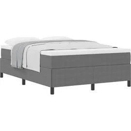 vidaXL Boxspringbett 160 x 200 cm Hellgrau