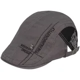 HAPPYPOP Schirmmütze Herren Schiebermütze Schwarz Driving Cabbie Jagd Flatcap Newsboy Cap - M