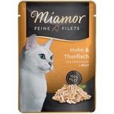 Miamor 6 x 100g Feine Filets Huhn & Thunfisch Miamor Katzenfutter nass