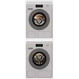 Top e shop Schrank Für Waschmaschine Und Trockner Pola Twin Weiss - Weiß