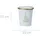 home&styling collection Metalleimer 10 x 11 cm Weiß