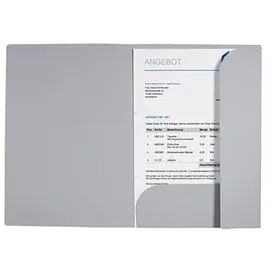 Veloflex Präsentationsmappe Grey Elegance A4 Grau/Beige 3 St.