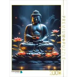 CALVENDO Puzzle Buddha | 2000 Teile Lege-Größe 90x67cm Foto-Puzzle für glückliche Stunden