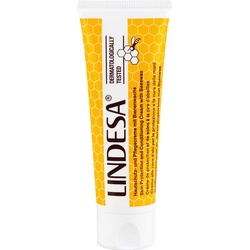 Lindesa, Fusspflegemittel, Hautschutz- und Pflegecreme mit Bienenwachs, 75 ml Creme