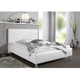 MAINTAL Polsterbett MAINTAL "Bloomington", weiß, B:112cm H:105cm L:210cm, Betten, Polsterbett, Bettseiten zerlegt, ohne Bettkasten