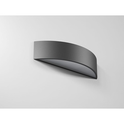 Elegante Wandleuchte Aba - Matt Schwarz, LED 4000K (neutral)