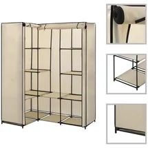 vidaXL Eckschrank 130 x 111 cm Creme