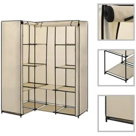 vidaXL Eckschrank 130 x 111 cm Creme