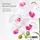 Homescapes KUNSTBLUME Orchidee weiß-pink im Deko-Topf, 52 cm
