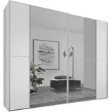 STAUD Schwebetürenschrank Sonett 220 249 x 240 x 68 cm Weiß