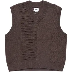 Obey GARRET SWEATER VEST - Braun - M