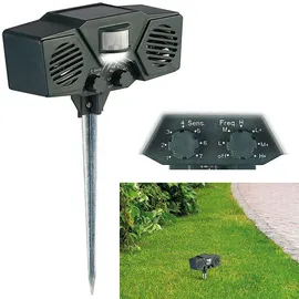 ExBuster Duo-Ultraschall-Solar-Tierschreck 100 m2