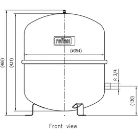 Reflex N 35 bar 4 l Grau