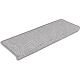 vidaXL Treppenmatten Selbstklebend Beige Sisal-Optik 15 Stk. 65x21x4cm