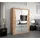 abiks möbel Schwebetürenschrank MONACO 150 x 200 x 62 cm Eiche Artisan