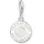 Thomas Sabo Charm weißer Coin Silber 1998-007-14