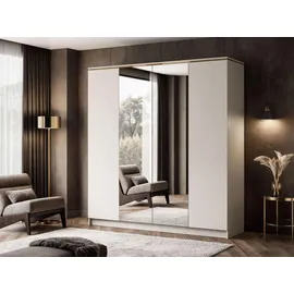 lookway Kleiderschrank AURORA 4D 0 x 0 x 0 cm beige