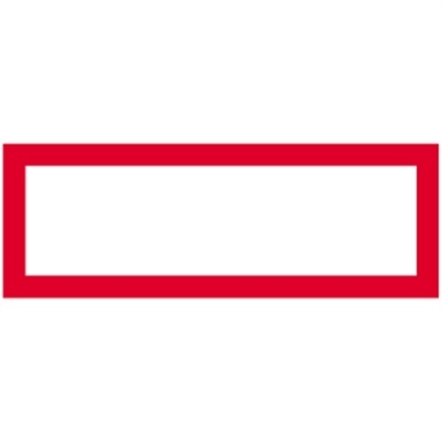 Schild Brandschutzzeichen - zur Selbstbeschriftung, Kunststoff, 297x105 mm