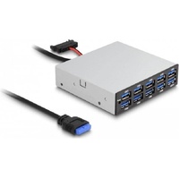 Delock 64208 Schnittstellen-Hub USB 5 Gbps Front Panel 10 x USB Typ-A