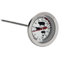 Saro Bratenthermometer schwarz rostfrei