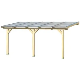 SKANHOLZ Terrassenüberdachung Bormio 541 x 300 cm beige