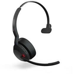 Jabra Evolve2 55 UC Kopfhörer (Active Noise Cancelling (ANC), Bluetooth, monaural USB-A) schwarz