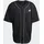 adidas STADIUM MESH BASEBALLSHIRT - Black / Crystal Linen / Off White - L