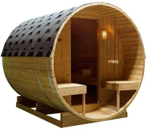 DM-San Duschmeister Outdoor Fasssauna Sano 687.. - Duschmeister Sauna