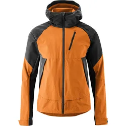 Fahrradjacke GONSO "PAGANELLA", Herren, Gr. XXL, orange, 93% Polyamid, 7% Elastan, Langarm, Jacken, MTB-spezifischer Schnitt und Material - strapazierfähig und formstabil