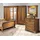 JV Möbel Schlafzimmer Möbel Kleiderschrank, Stilvoller Kommode mit Spiegel, Set 3tlg