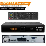 MK-Digital MK Digital HD-S3 1080p Full HD Sat Receiver Scart, HDMI, EPG USB Mediaplayer Astra-Hotbird-Türksat vorprogrammiert