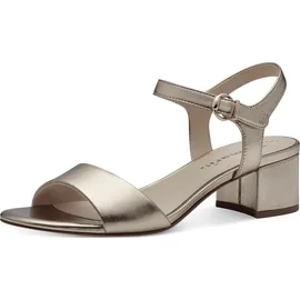 TAMARIS Blockabsatz-Sandaletten Damen Gold 41