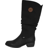 Rieker Damen Winterstiefel 93157, Frauen Stiefel, wasserabweisend, riekerTEX,uebergangsstiefel,uebergangsschuhe,warm,Boots,schwarz (00),38 EU / 5 UK