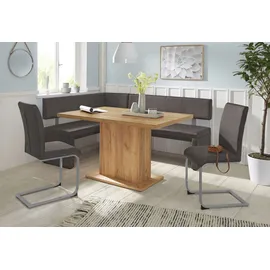 OTTO home Eckbank Charissa 190 x 90 x 140 links Dunkelbraun Capulet 4007