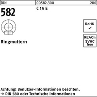 Industrial Quality Supplies DIN 582 C Ringmuttern C15E M