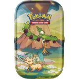 Pokémon Pokémon-Sammelkartenspiel: Mini-Tin-Box Farbenfrohes Paldea: Olithena & Folipurba (2 Boosterpacks, 1 Stickerbogen)