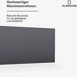 Klarstein Wonderwall Smart Infrarotheizung 60x120cm App 770W Wochentimer IP24 Dunkelgrau 770 Watt