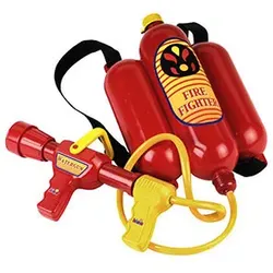 Theo Klein Fireman's water sprayer - net bag + header card