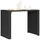 vidaXL Garten-Bartisch mit Holzplatte Schwarz 145x80x110 cm Polyrattan