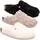 ROHDE Damen Pantoffel Hausschuh Plüsch Alba 6063, Größe:37 EU, Farbe:Beige - Beige