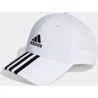 Adidas Baseball 3-Streifen Cotton Twill Baseball Kappe White /