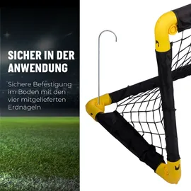 Umbro Fußballtor Schwarz/Gelb 50 x 44,5 x 44,5 cm