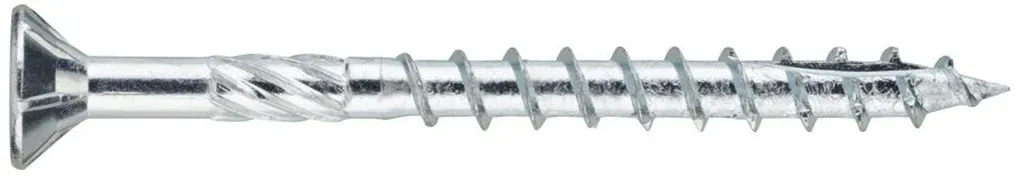 SWEYTEC Holzbauschrauben - Senkkopf Teilgewinde (TX, blau verzinkt -  50 / TX30 / 6 mm