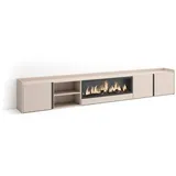 SKRAUT HOME Lowboard 315x50 cm Beige Holzwerkstoff