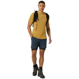 super.natural Hiking Tee blau M