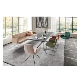 KAWOLA Esszimmerbank CHARME Cord taupe 246cm