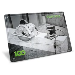 Festool 100 Jahre Blechschild Retro Maschinen MES-FT1 100Y - 578400