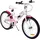 ACTIONBIKES MOTORS Actionbikes Kinderfahrrad Butterfly 20 Zoll Pink, Fahrradständer, Kettenschutz Antirutschgriffe (Weiß/Pink)