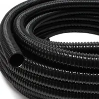 Wiltec Flexibler Förderschlauch Spiralschlauch 50mm (2") schwarz mit Verstärkungsspirale